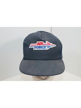 VTG US Air Force Hat 1980s 1990's Embroidered LOGO See Photos